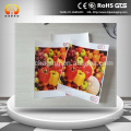 Ecosolvent inkjet media front print backlit PET film